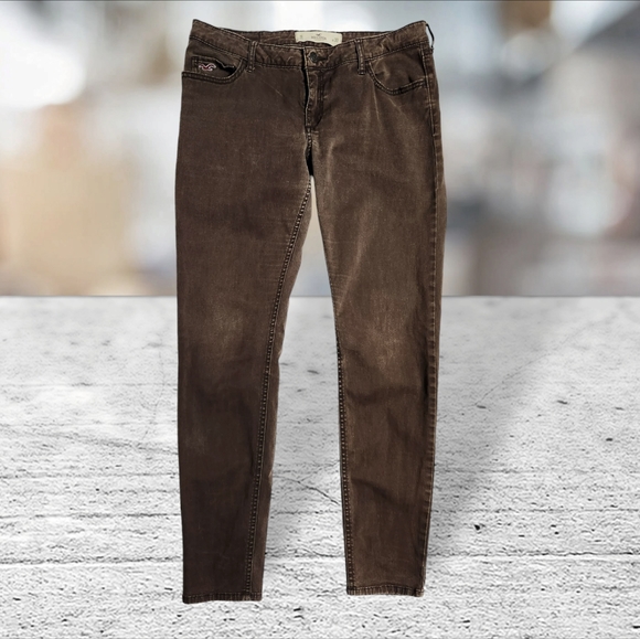 Hollister Straight Leg Low Rise Stretch Brown Jeans  | 11 - Picture 7 of 7